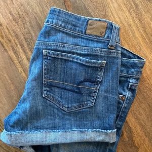 American Eagle Outfitters | Stretch Blue Jean Shorts | Women’s Size 10